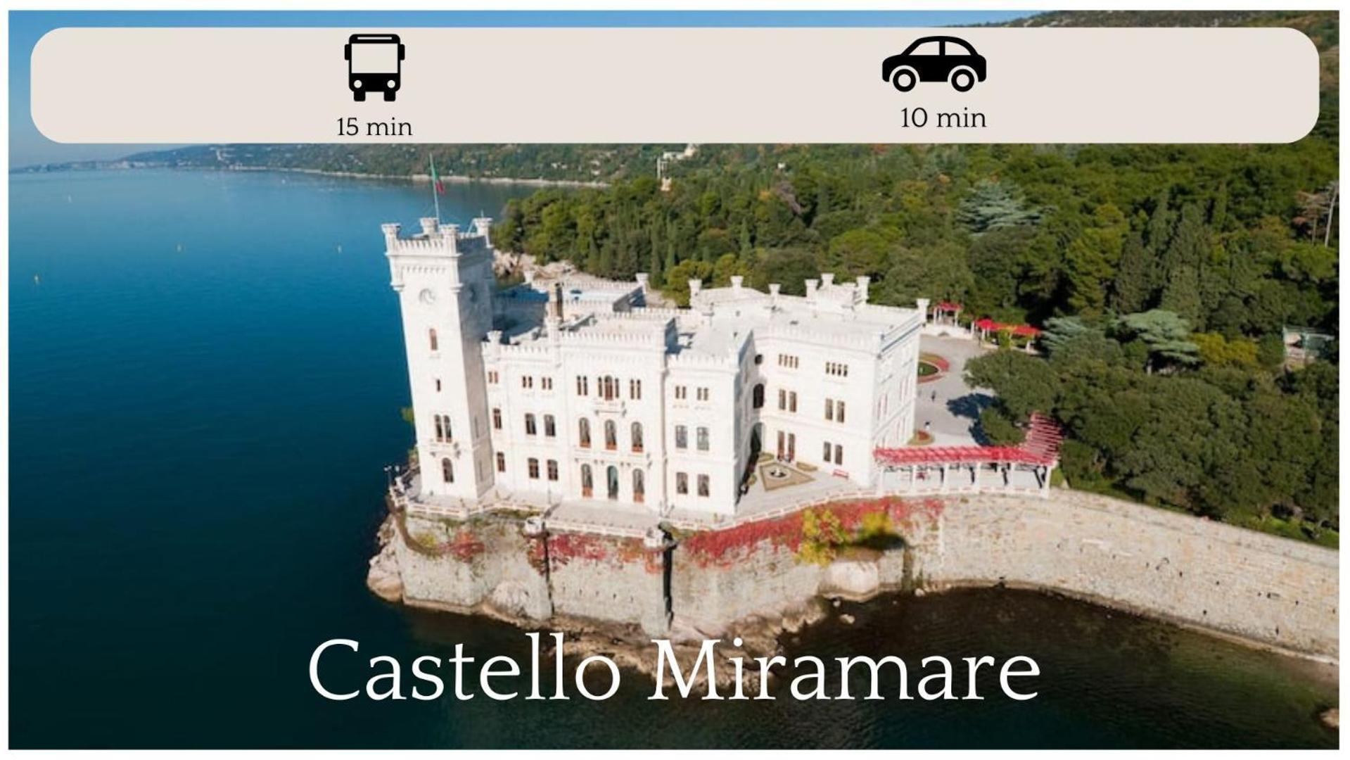 Jr Suite Premium - Terrace - Wi-Fi - Public Parking Trieste Eksteriør billede